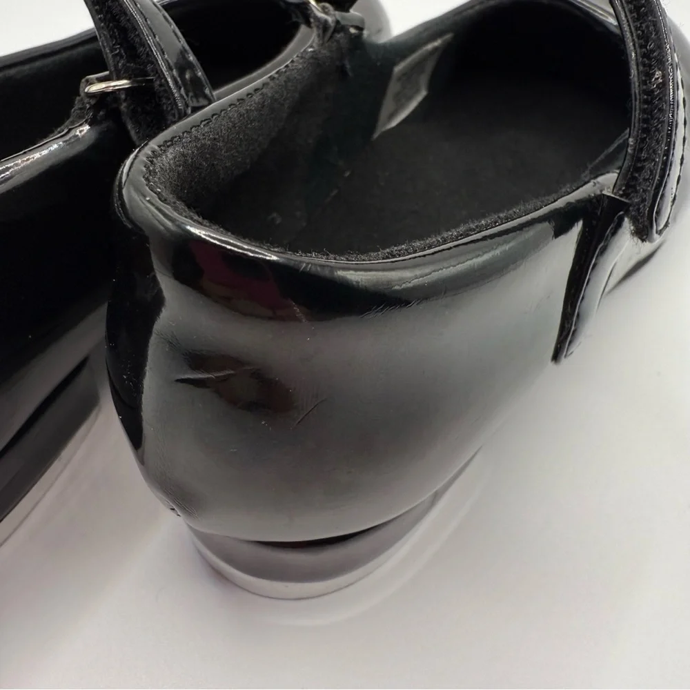 Shiny Black Kids Tap Shoes
